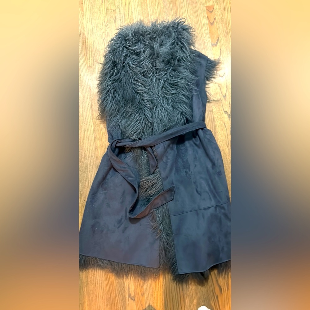 Diesel coat for sale real fur (sheep)